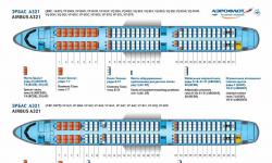 Какие места в Аэробусе А321 самые удобные для пассажиров?